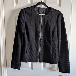 Hugo Boss Kanelli Textured Jacquard Size 6 Blazer/Jacket